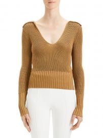 Back Collar V-Neck Pullover Sweater at Saks Fifth Avenue